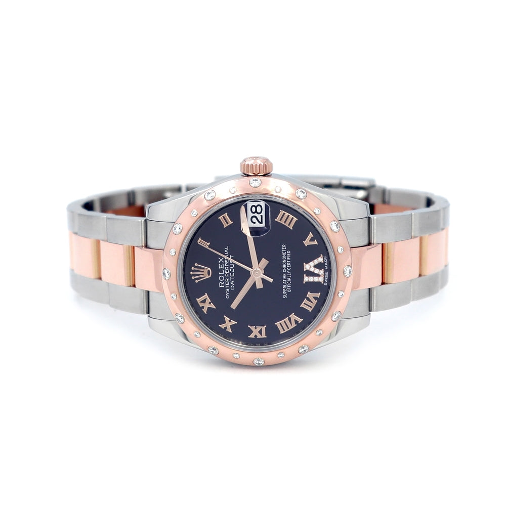 31mm Rolex Rose Gold and Stainless Steel Datejust 178341 Watch