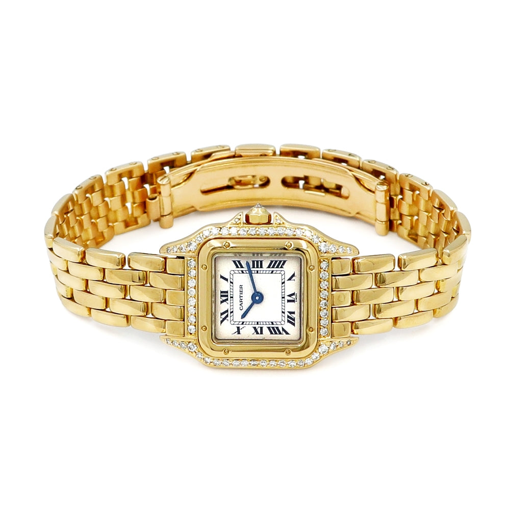 Small Cartier 18K Yellow Gold Panthere de Cartier Watch