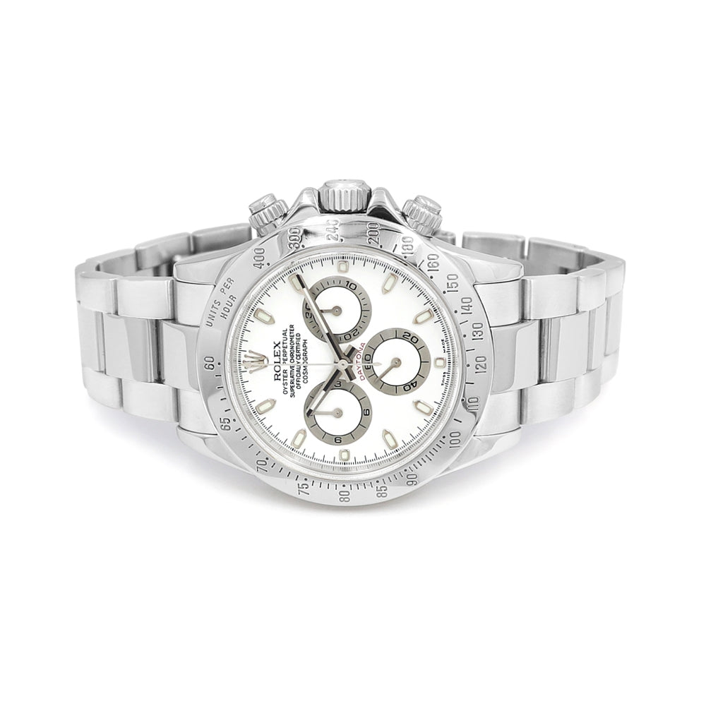 40mm Rolex Stainless Steel Daytona Cosmograph Watch
