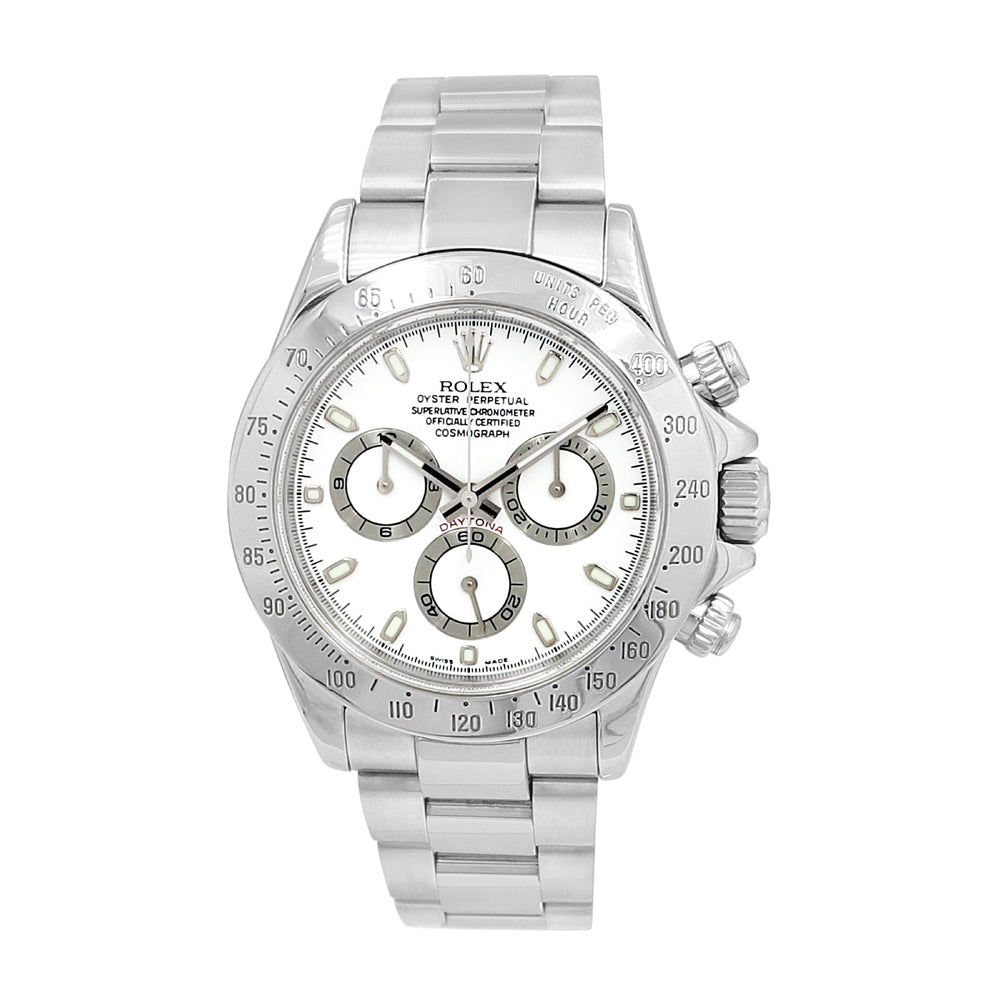 40mm Rolex Stainless Steel Daytona Cosmograph Watch