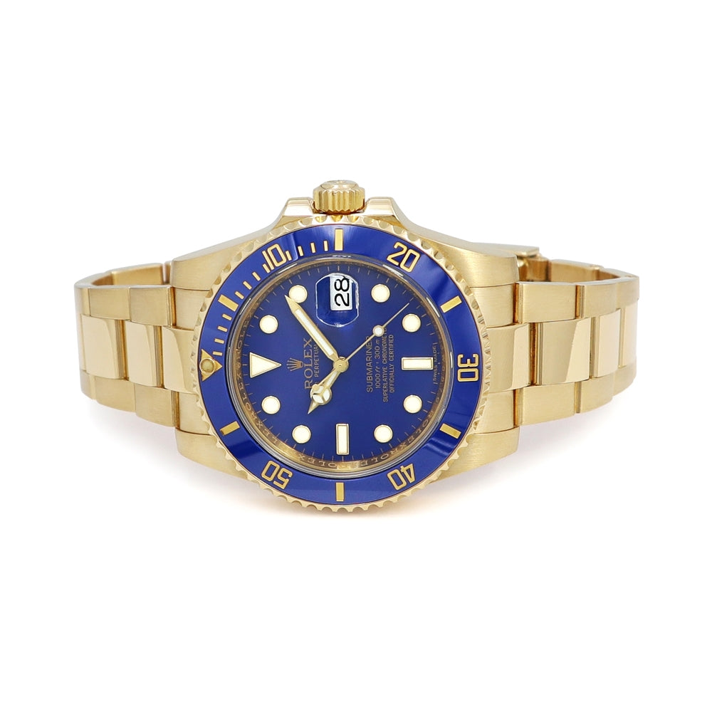 40mm 18k Yellow Gold Submariner Date Watch