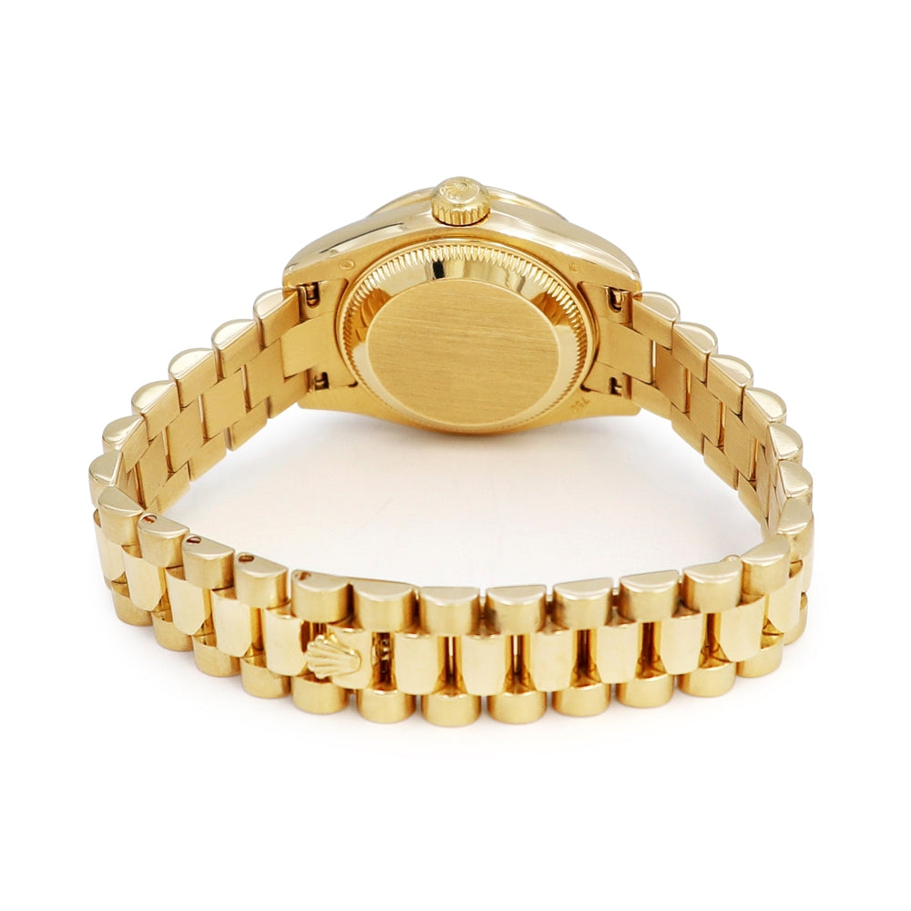 26mm Rolex 18k Yellow Gold Oyster Perpetual Datejust Watch