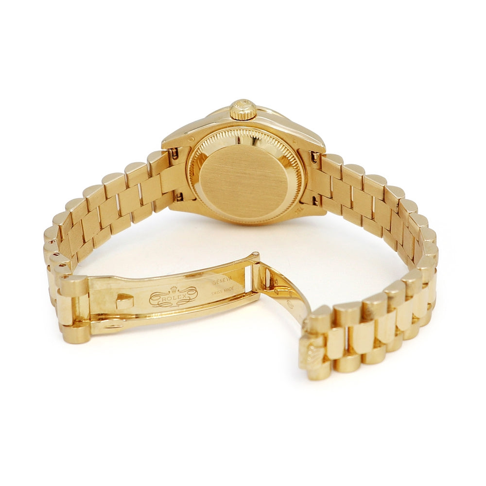 26mm Rolex 18k Yellow Gold Oyster Perpetual Datejust Watch