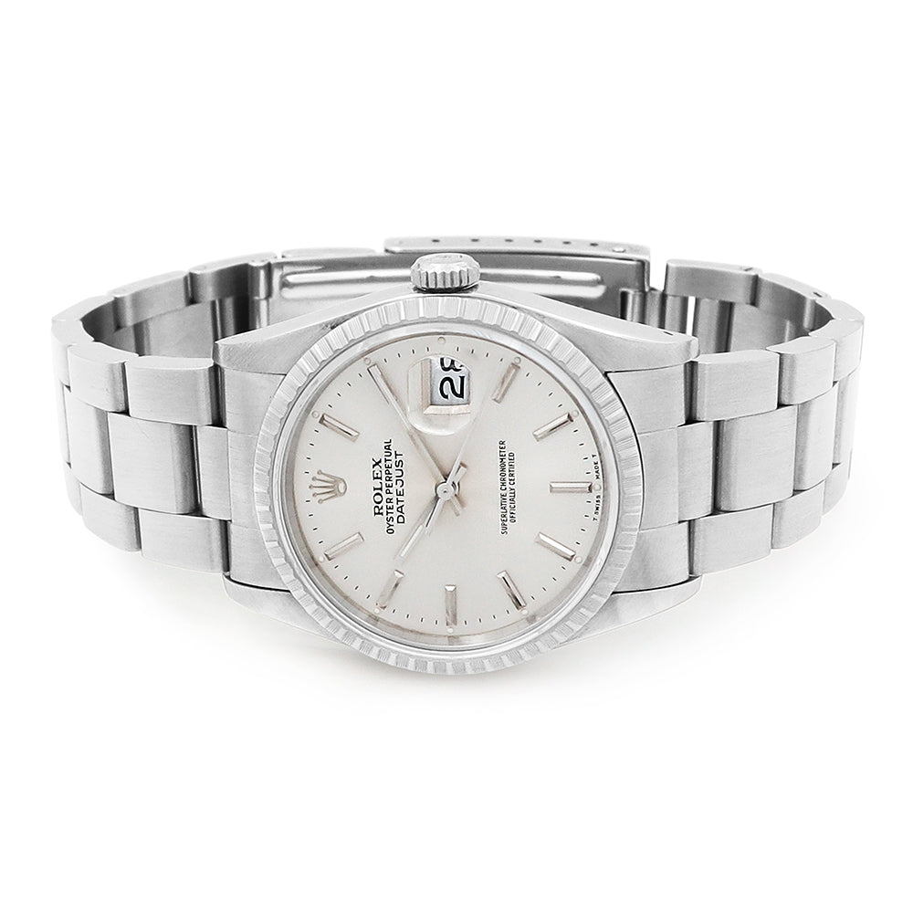 36mm Rolex Stainless Steel Oyster Perpetual Watch