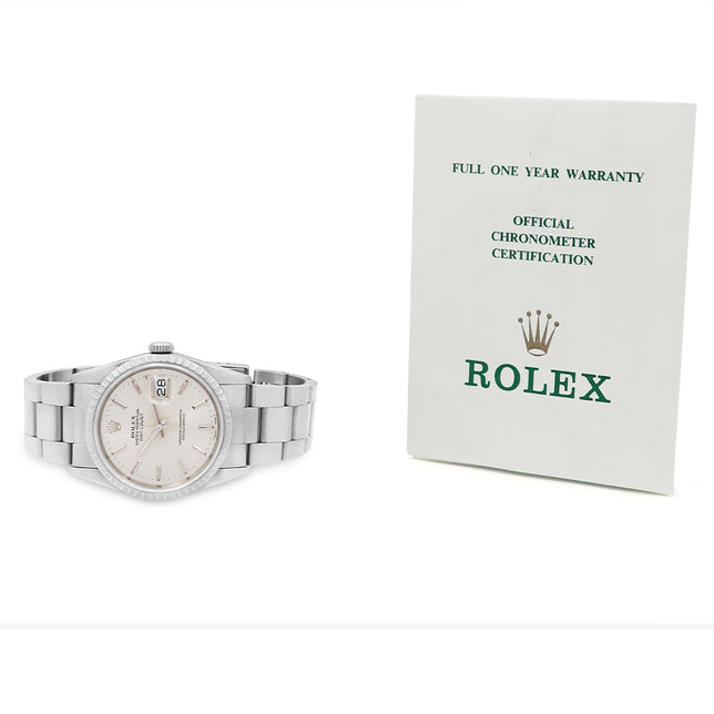 36mm Rolex Stainless Steel Oyster Perpetual Watch
