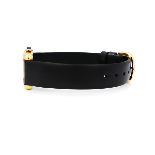 Ladies Cartier Stainless Steel Gold-Plated Must De Cartier Watch.