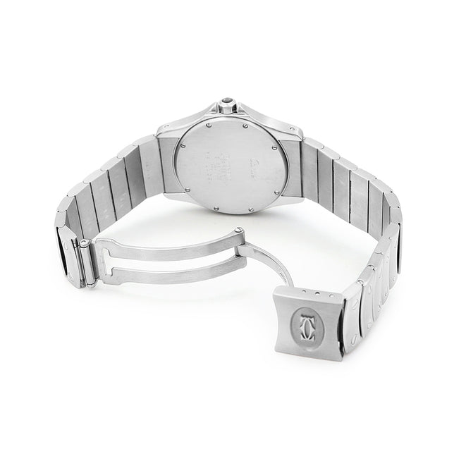 33mm Cartier Stainless Steel Santos Ronde Watch