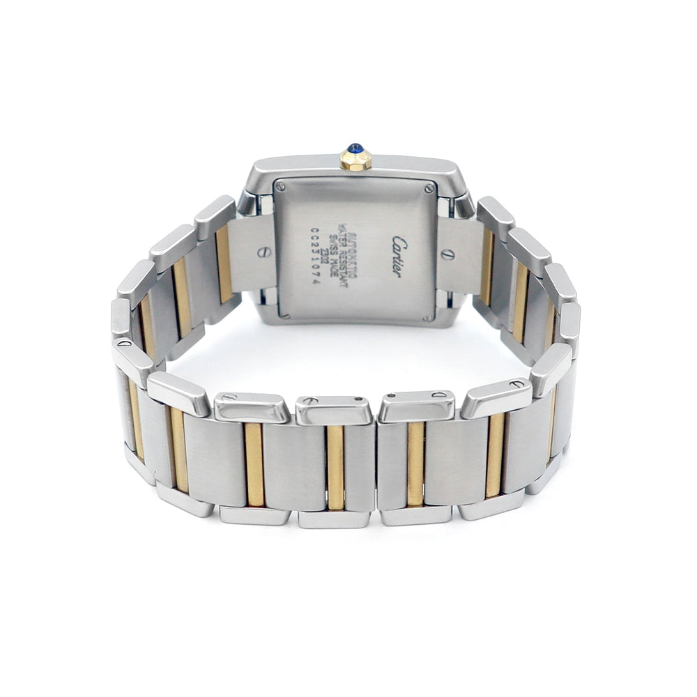Large Cartier Tank Francaise Watch.