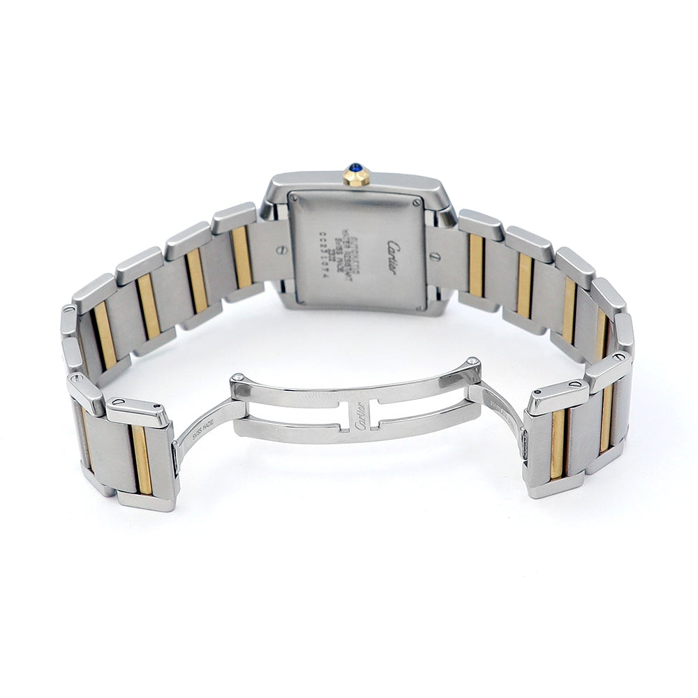 Large Cartier Tank Francaise Watch.