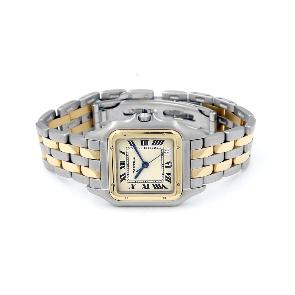 27mm Cartier 18k Yellow Gold and Stainless Steel Panthere Watch