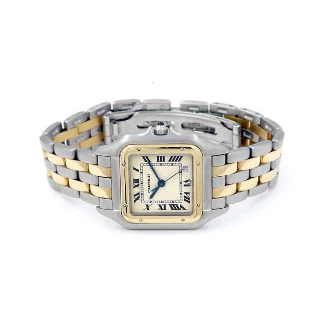 27mm Cartier 18k Yellow Gold and Stainless Steel Panthere Watch