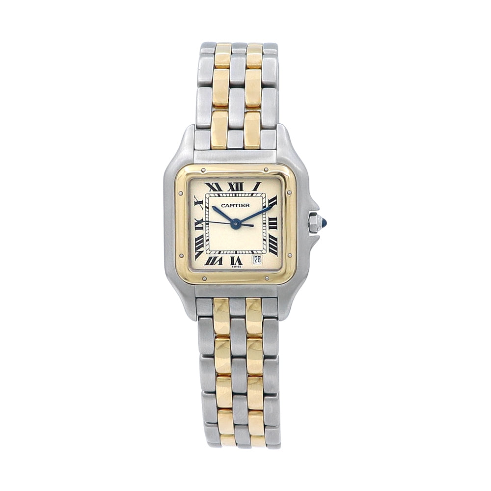 27mm Cartier 18k Yellow Gold and Stainless Steel Panthere Watch