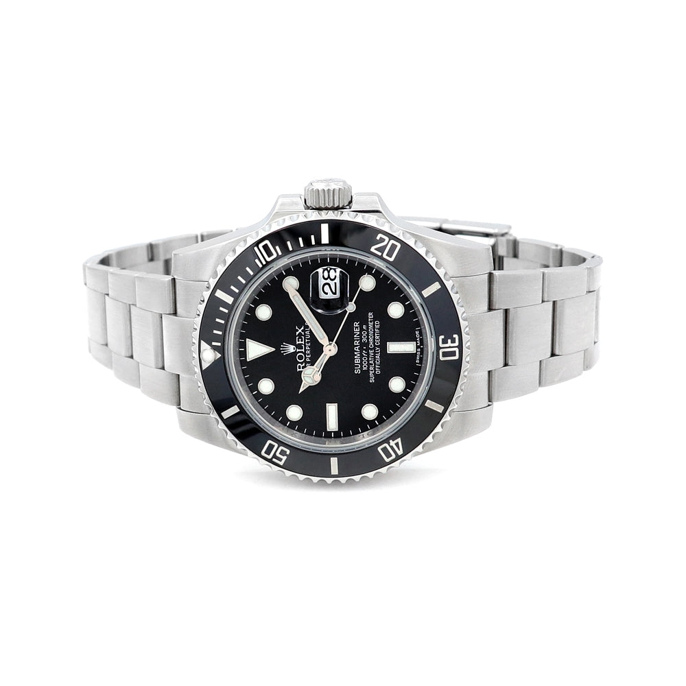 40mm Rolex Stainless Steel Submariner Date Watch