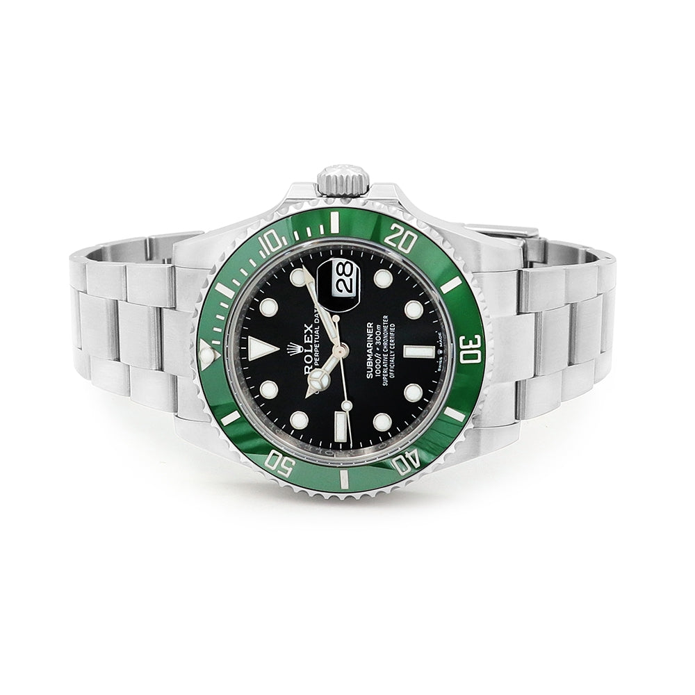 41mm Rolex Stainless Steel Submariner "STARBUCKS" Watch
