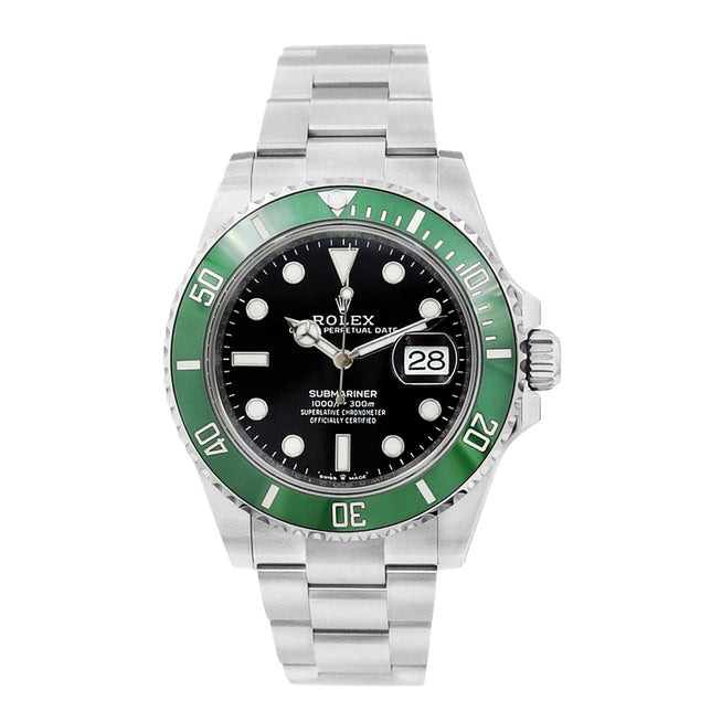 41mm Rolex Stainless Steel Submariner "STARBUCKS" Watch
