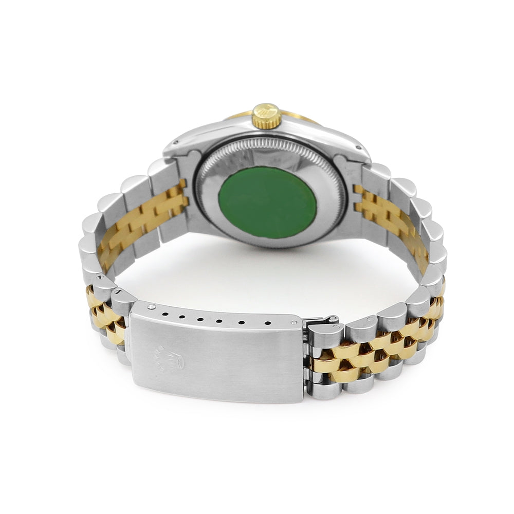 31mm Rolex 18k Yellow Gold And Stainless Steel Oyster Perpetual Datejust Watch.