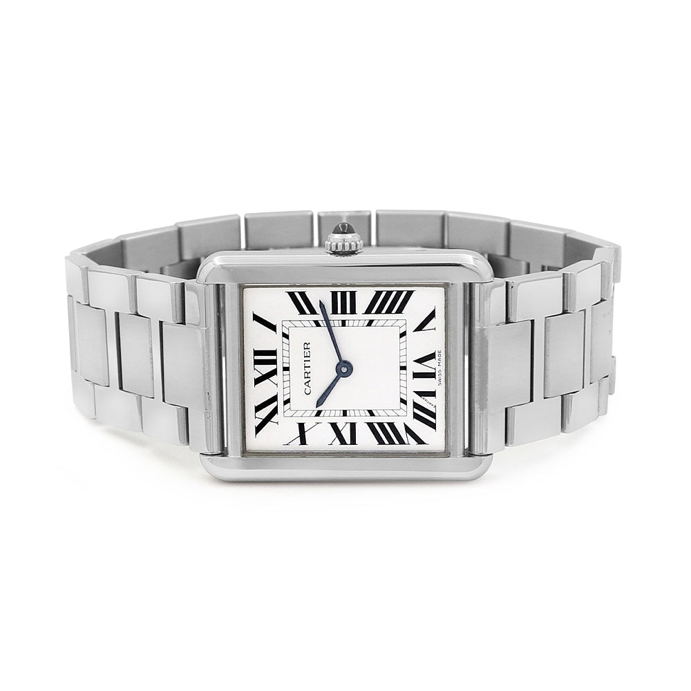 27.5 x 34.5mm Cartier Stainless Steel Tank Solo Watch