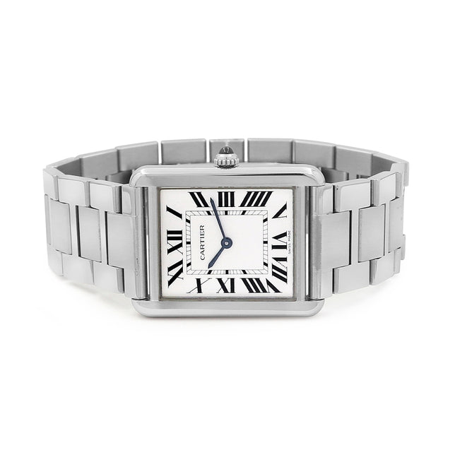 27.5 x 34.5mm Cartier Stainless Steel Tank Solo Watch