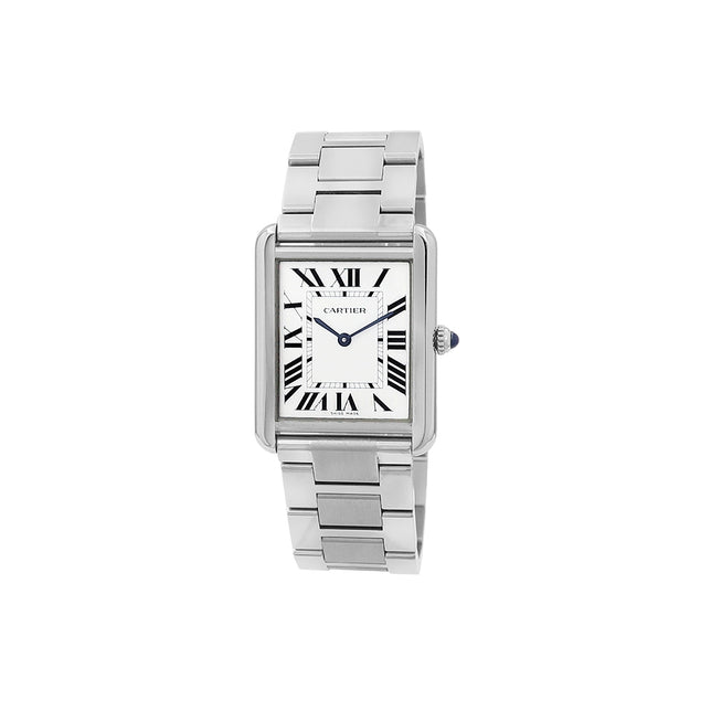 27.5 x 34.5mm Cartier Stainless Steel Tank Solo Watch