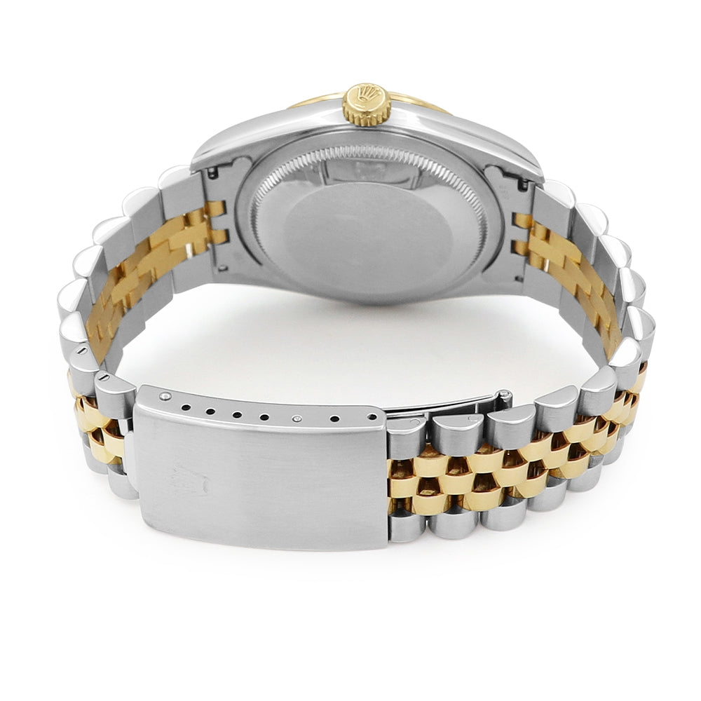 36mm Rolex Stainless Steel And 18k Yellow Gold Datejust Watch