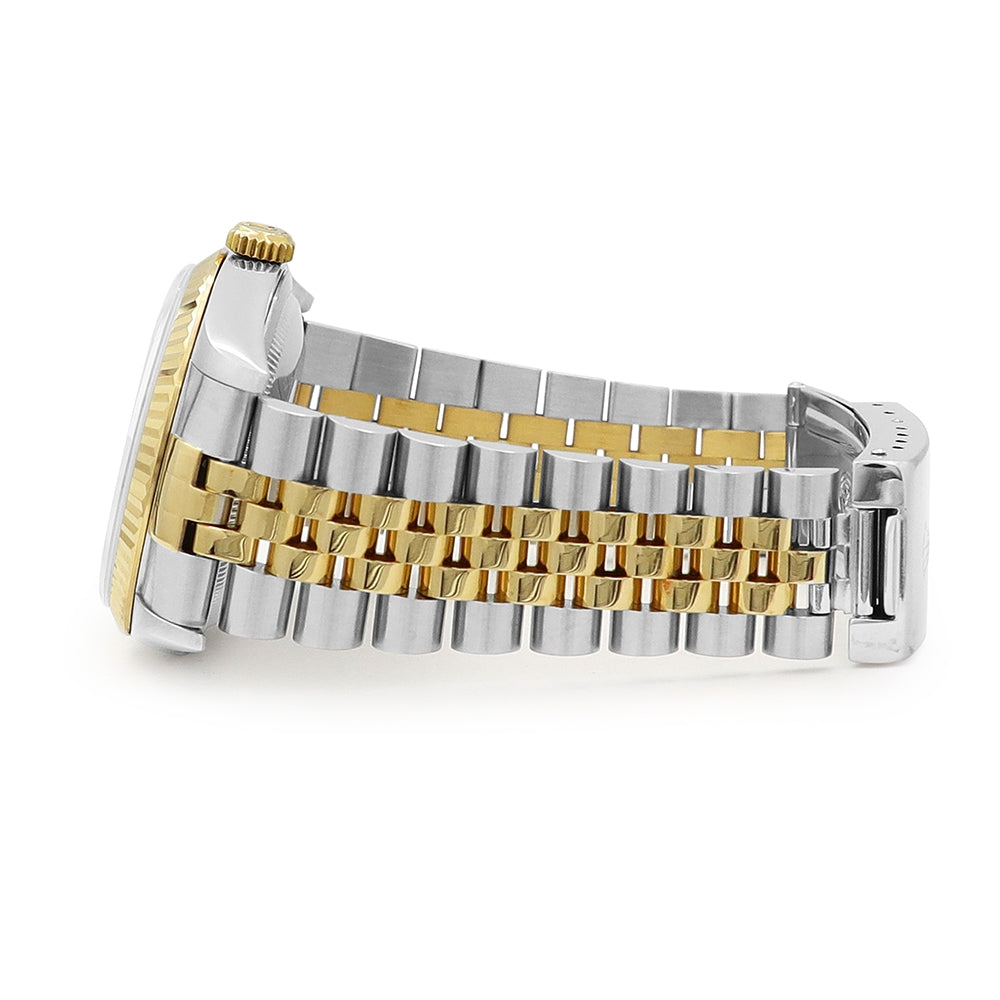 36mm Rolex Stainless Steel And 18k Yellow Gold Datejust Watch