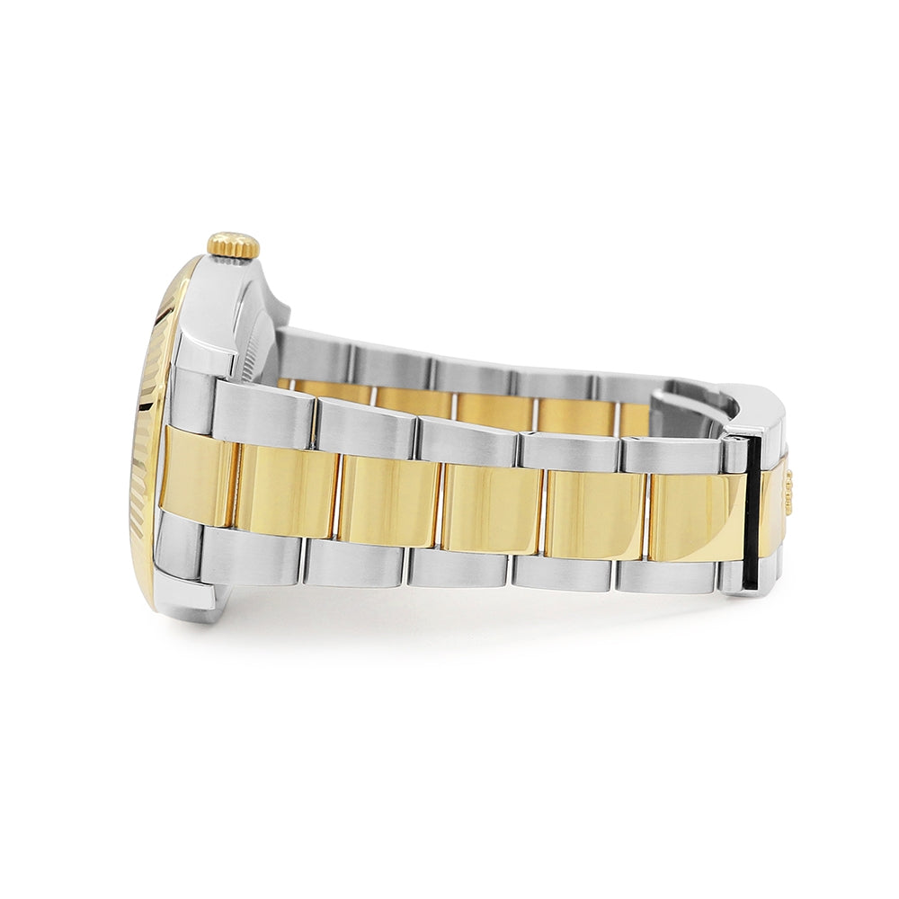 41mm Rolex 18k Yellow Gold and Stainless Steel Oyster Perpetual Datejust II Watch