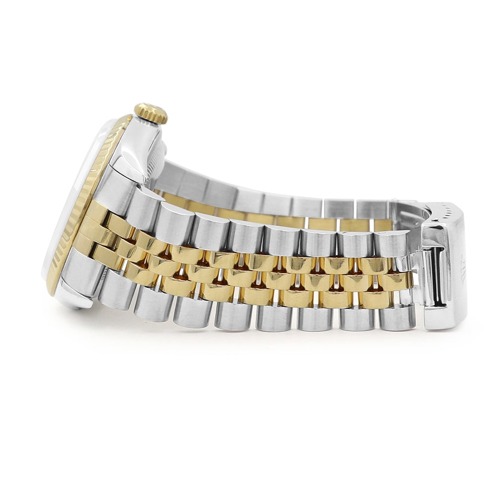 36mm Rolex 18k Yellow Gold And Stainless Steel Datejust Watch