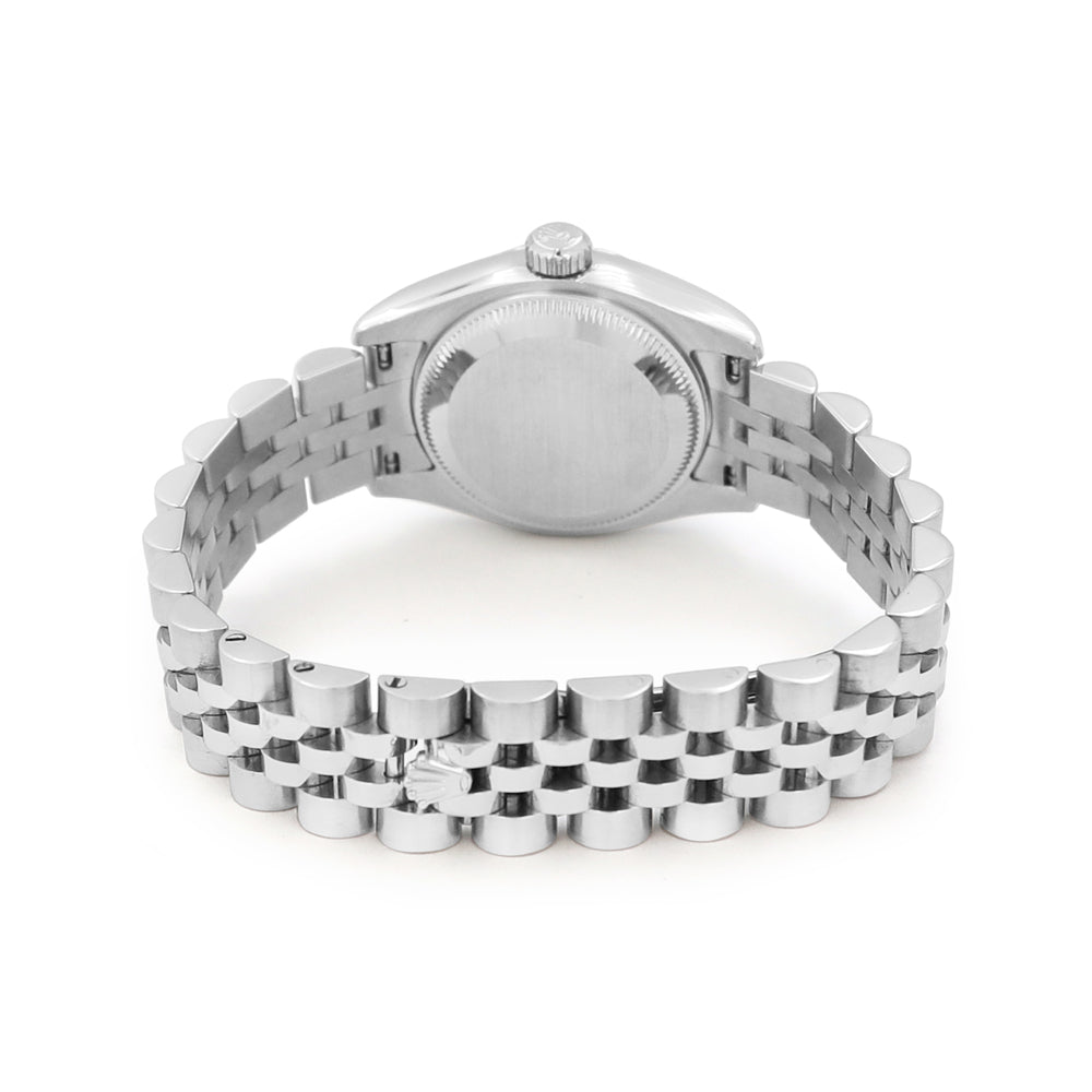 26mm Rolex Stainless Steel Datejust Watch Hidden Clasp