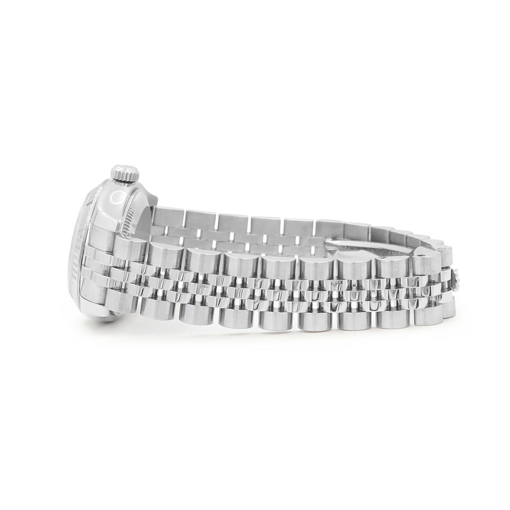 26mm Rolex Stainless Steel Datejust Watch Hidden Clasp