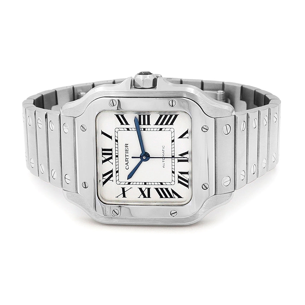 Medium Sized "41.9mm x 35.1mm" Santos de Cartier Watch