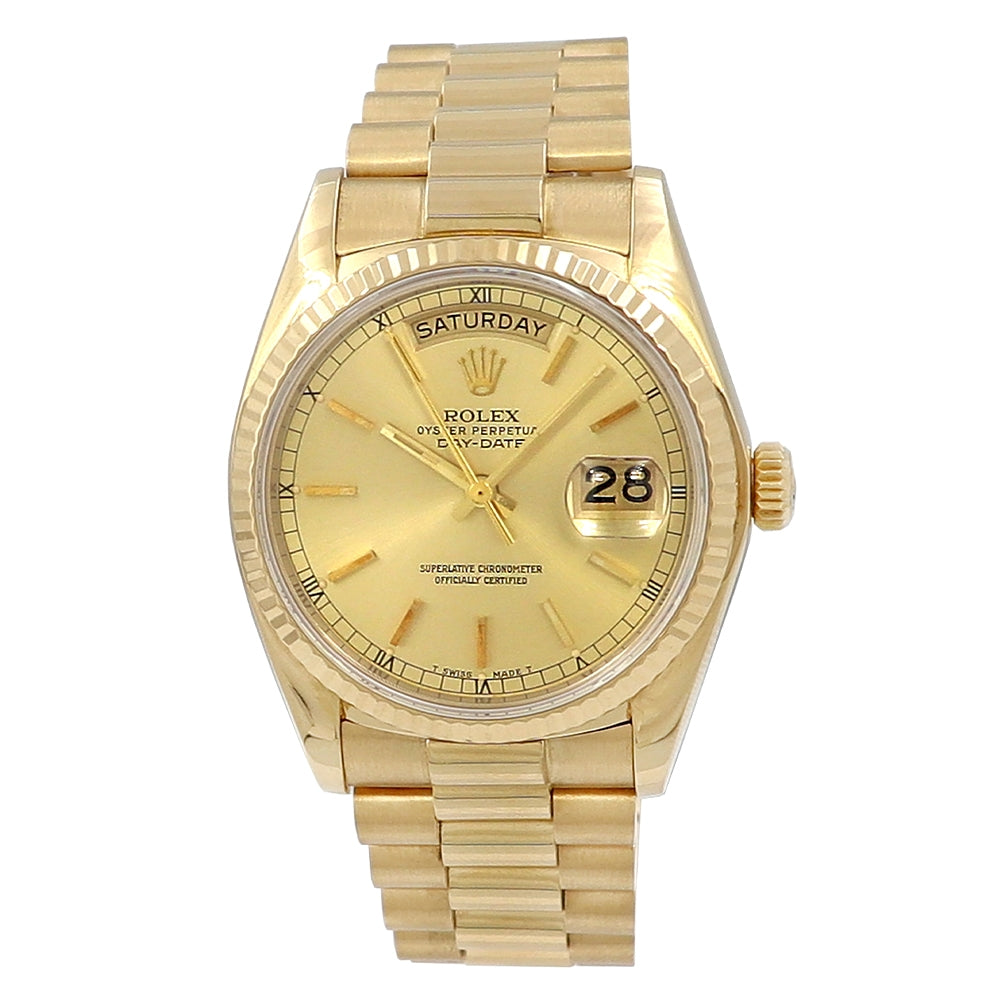 36mm Daydate Champagne Dial Watch