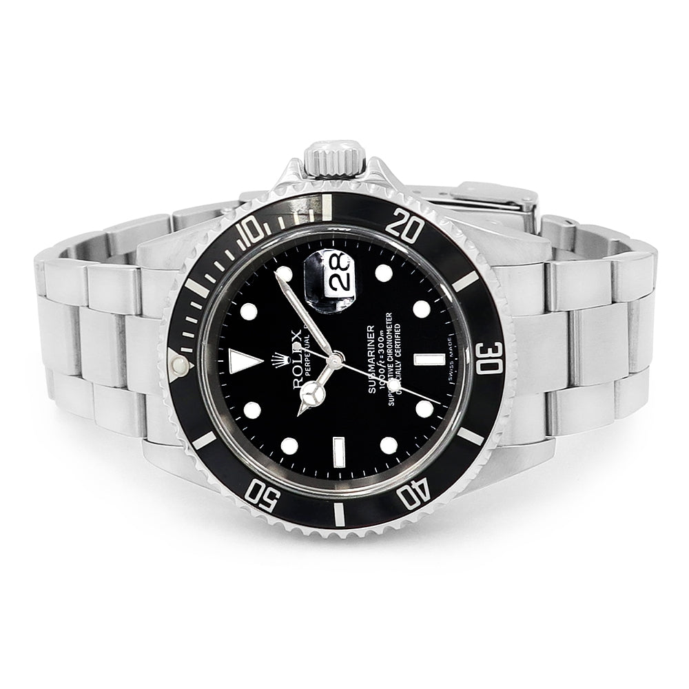 40mm Rolex Submariner Black Dial Watch