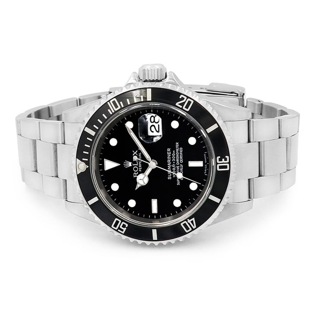 40mm Rolex Submariner Black Dial Watch