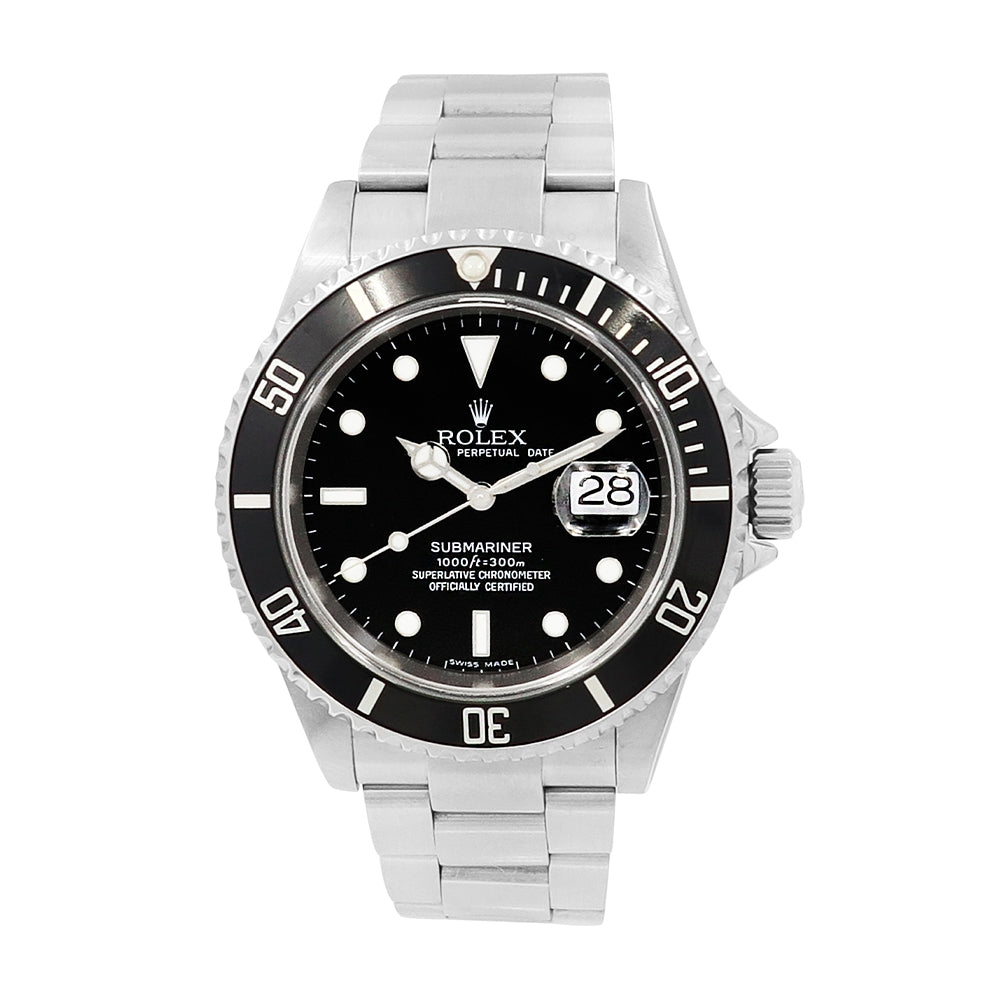 40mm Rolex Submariner Black Dial Watch