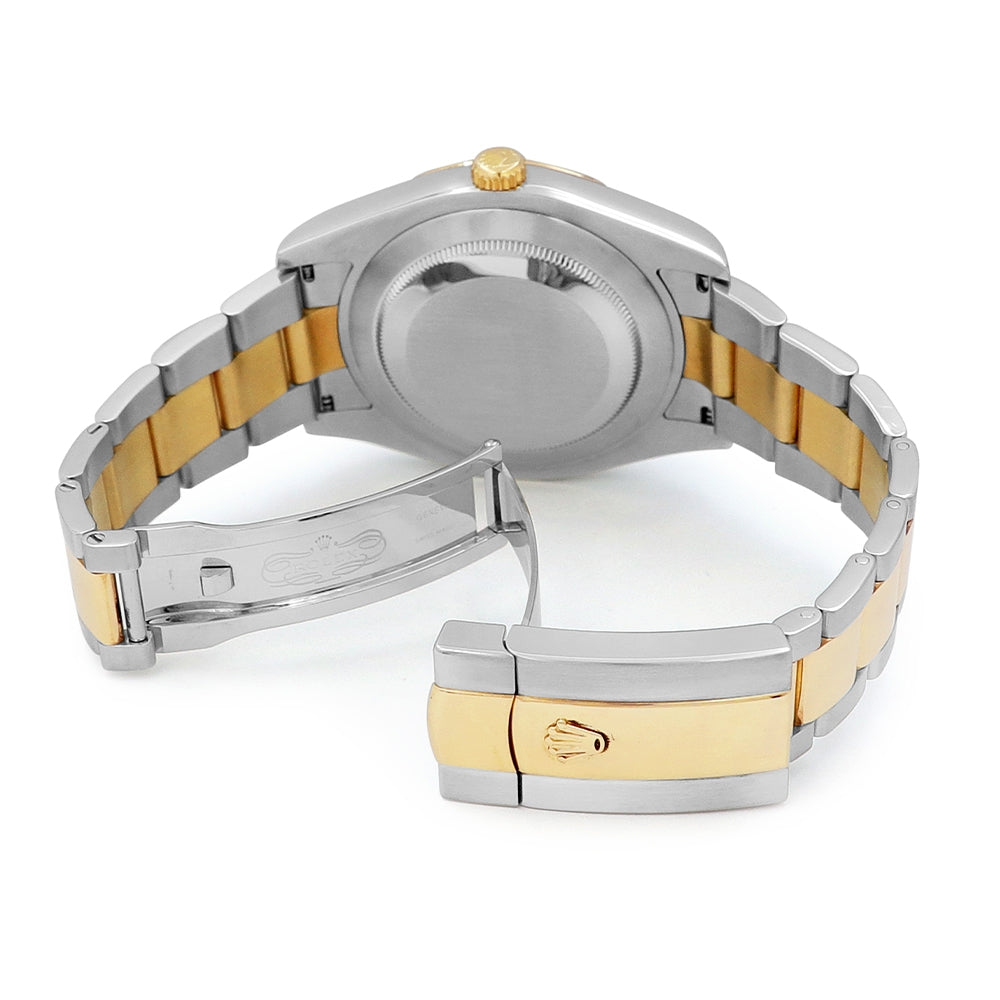 41mm Two tone Datejust II 10R Diamond Dial Watch