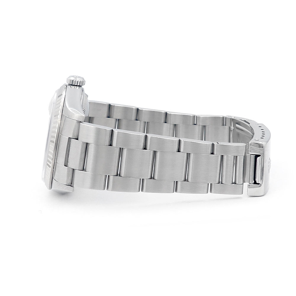 36mm Datejust Silver Roman Numeral Dial Watch