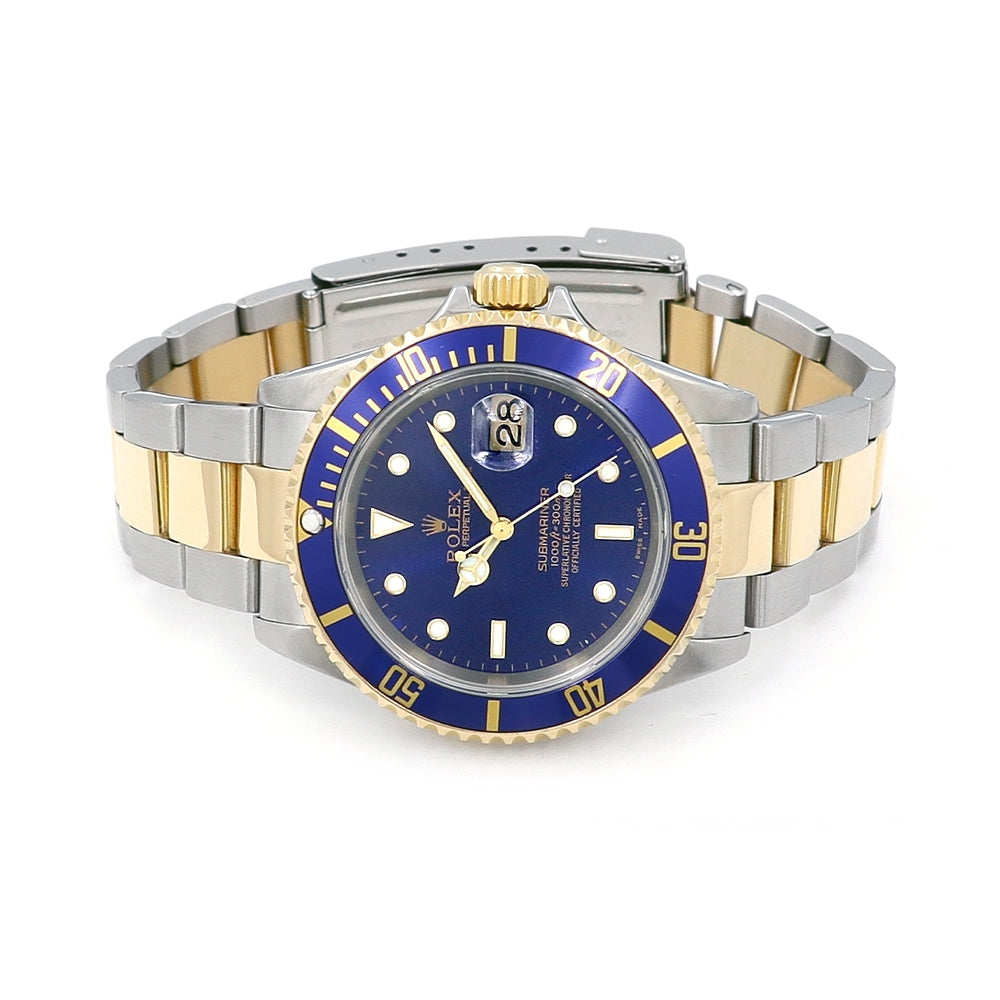 40mm  Submariner Blue Dial  Watch