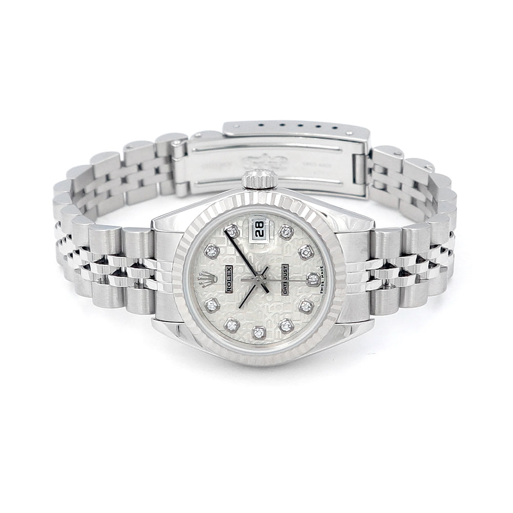 26mm Ladies Stainless Steel Datejust 10R Diamond Jubilee Watch