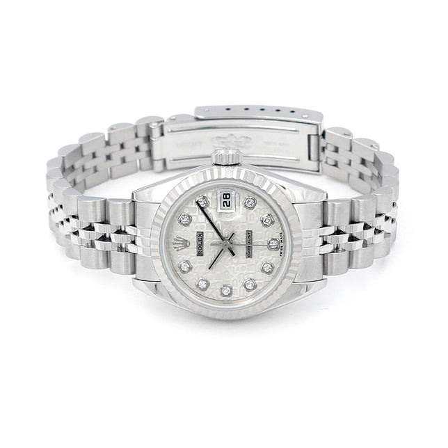 26mm Ladies Stainless Steel Datejust 10R Diamond Jubilee Watch