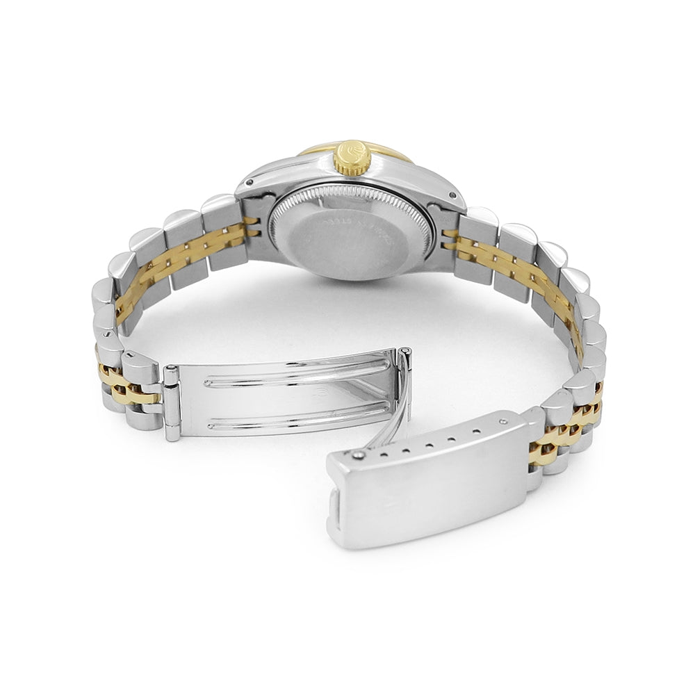 26mm Two-tone Ladies Watch Black Dial