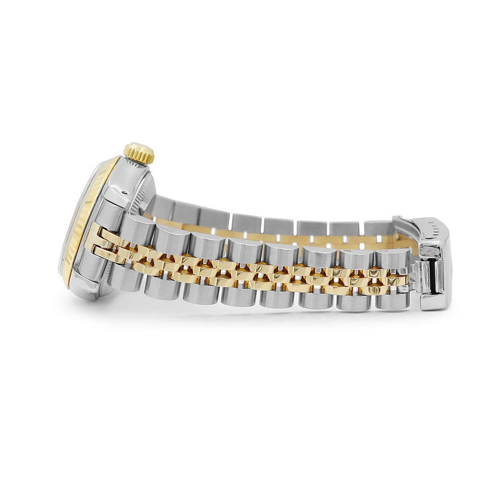 26mm Two-tone Ladies Watch Black Dial