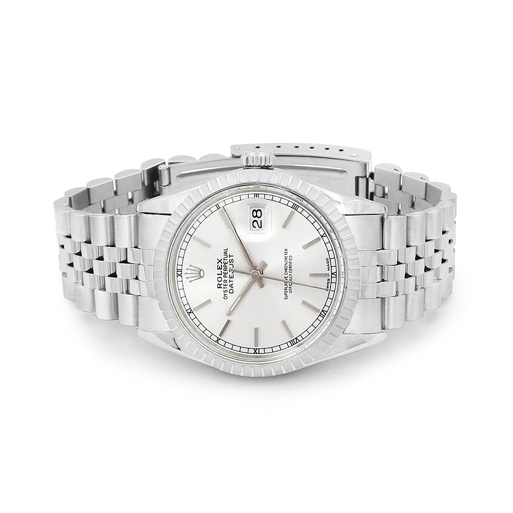 36mm Rolex Men's Stainless Steel Datejust Watch