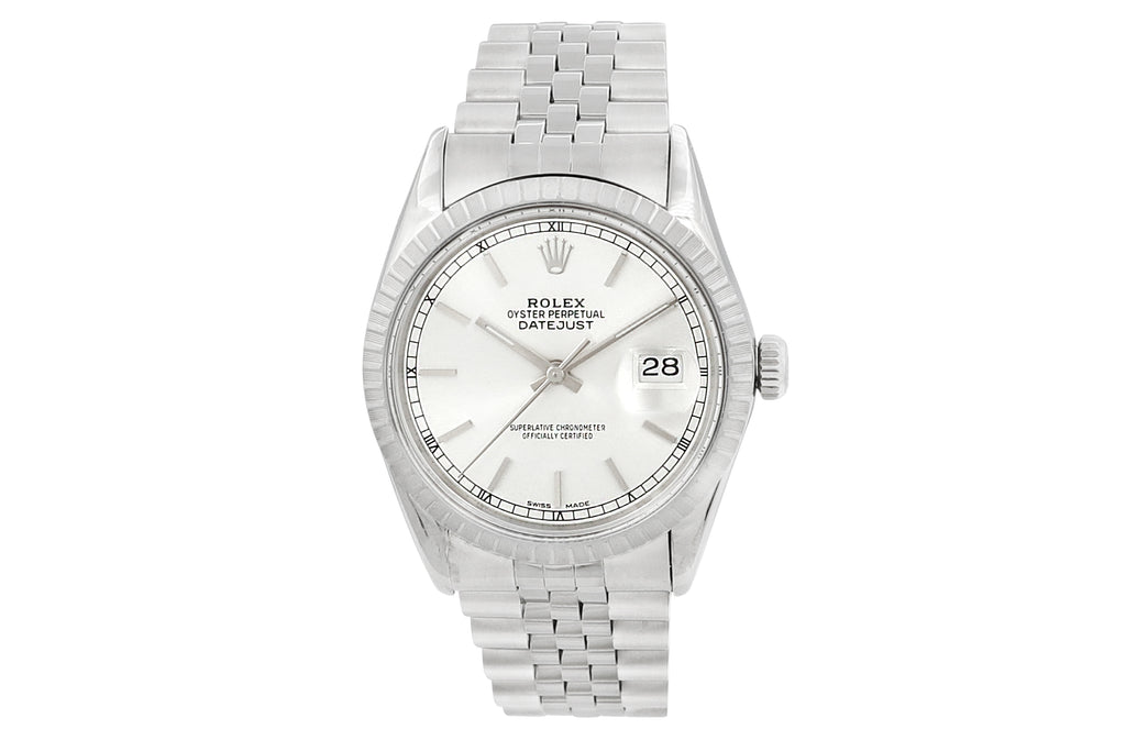 36mm Rolex Men's Stainless Steel Datejust Watch
