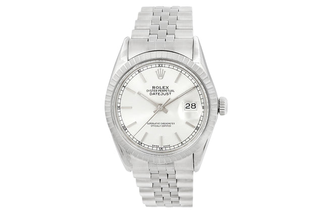 36mm Rolex Men's Stainless Steel Datejust Watch