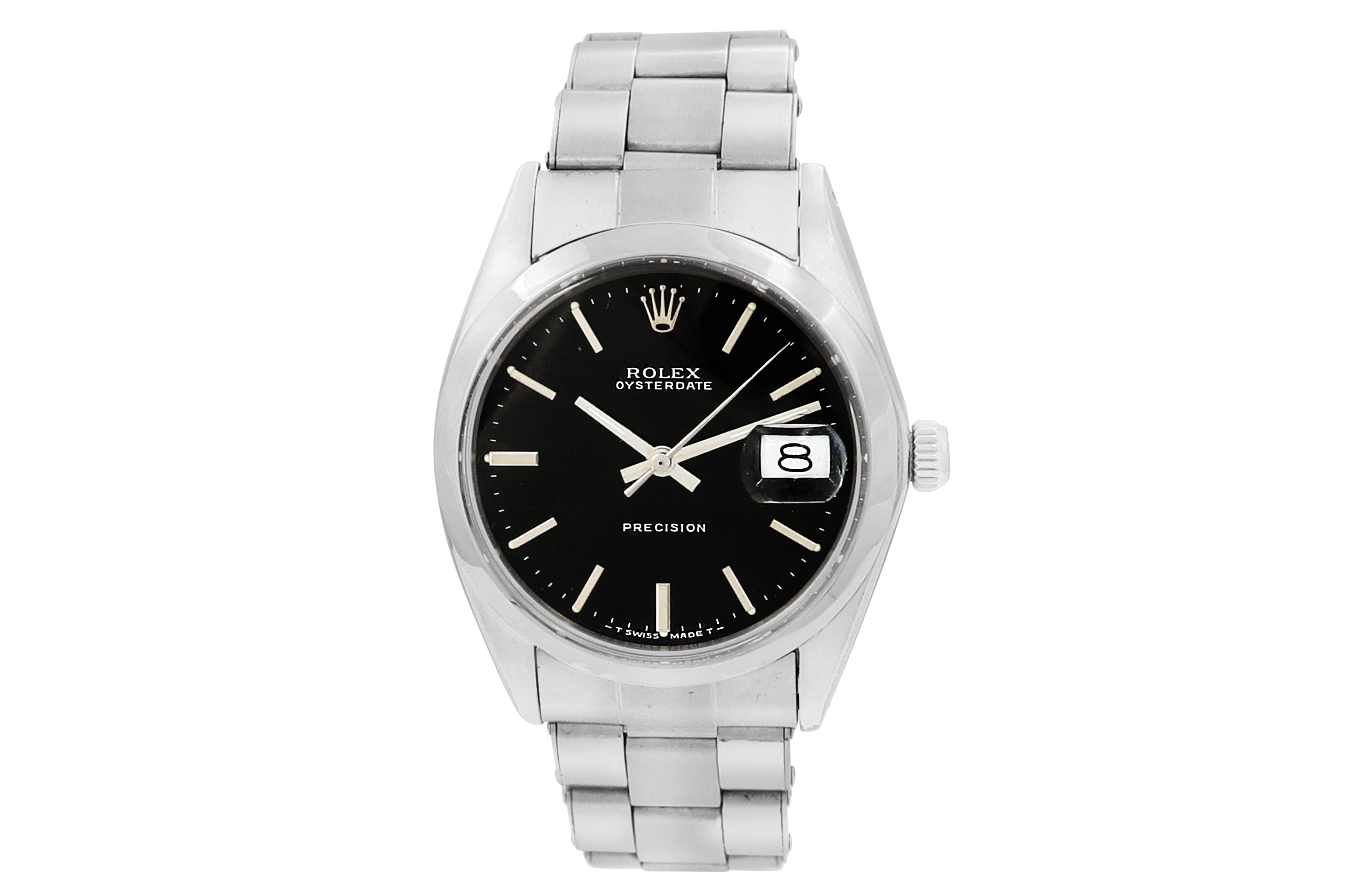 34mm Rolex OysterDate Precision Vintage Watch 6694