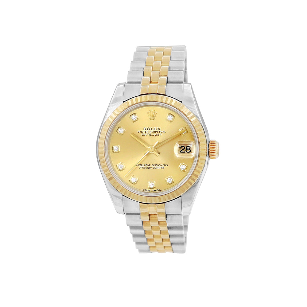 31mm Datejust Watch Hidden Clasp 178273