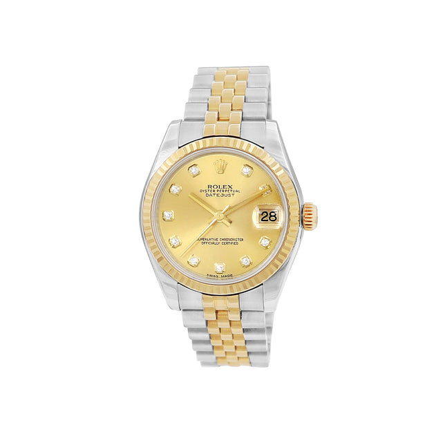 31mm Datejust Watch Hidden Clasp 178273