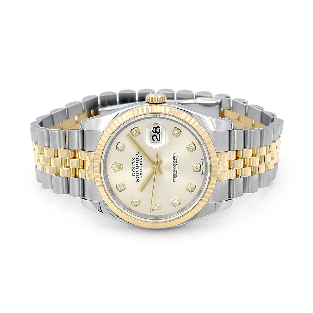 36mm Rolex Datejust Watch w/ Card 116233