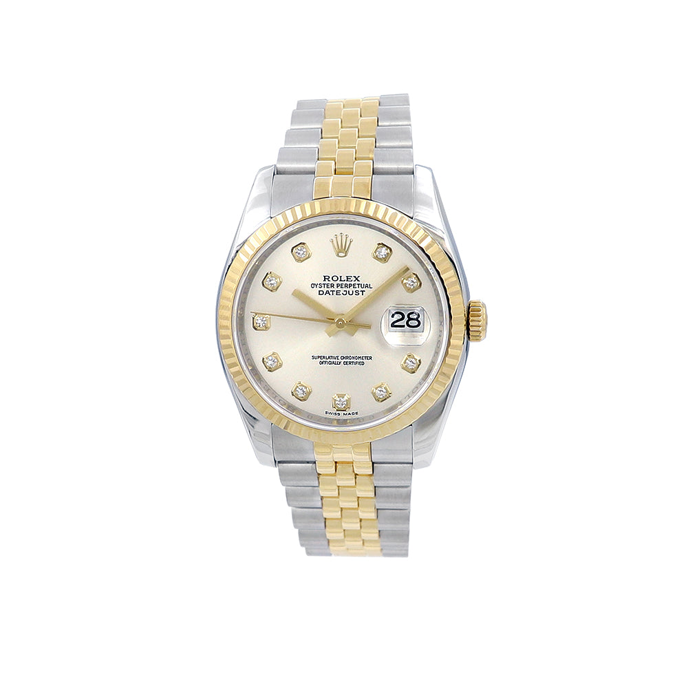 36mm Rolex Datejust Watch w/ Card 116233