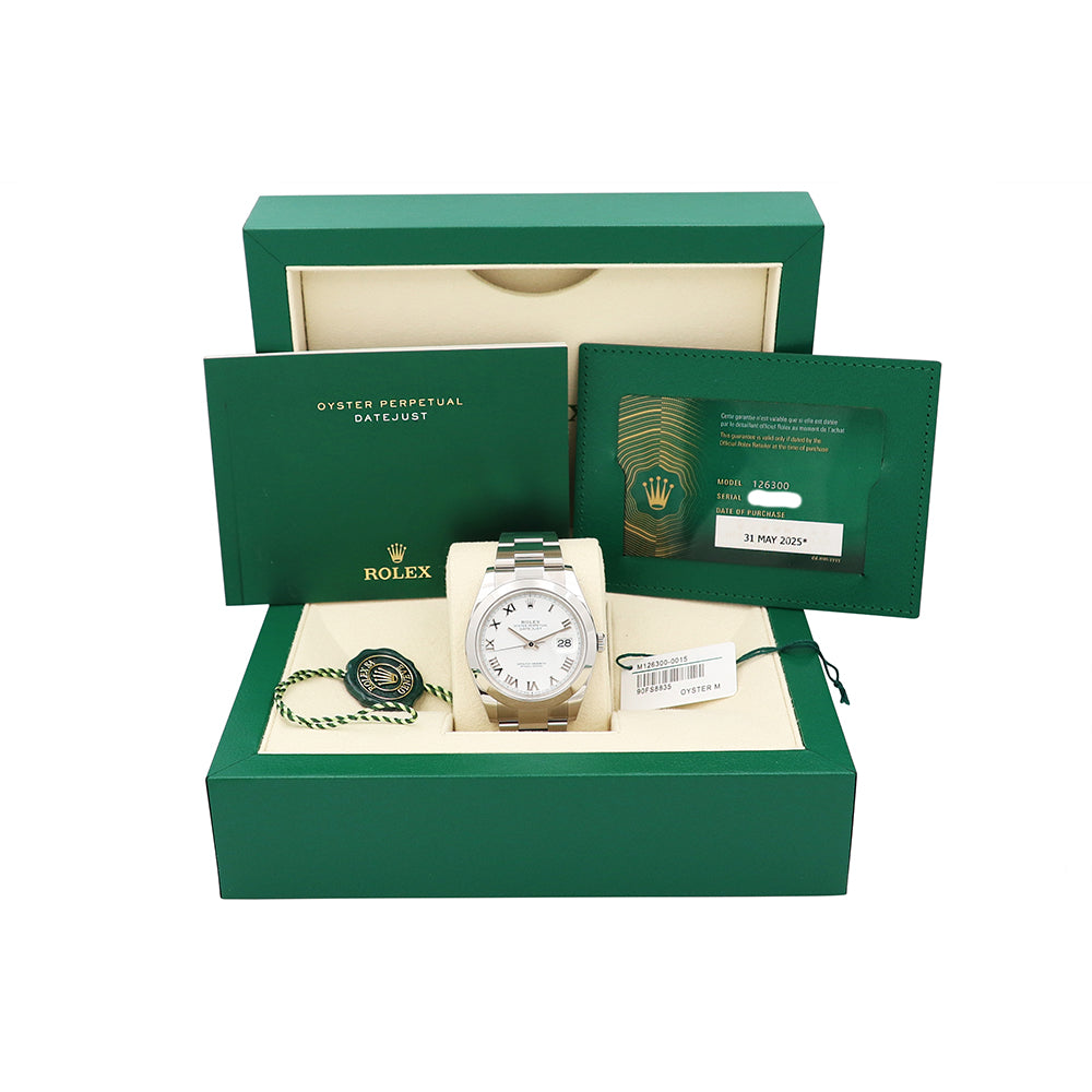 41mm Rolex Datejust 41 Watch New 2025 w/Card 126300